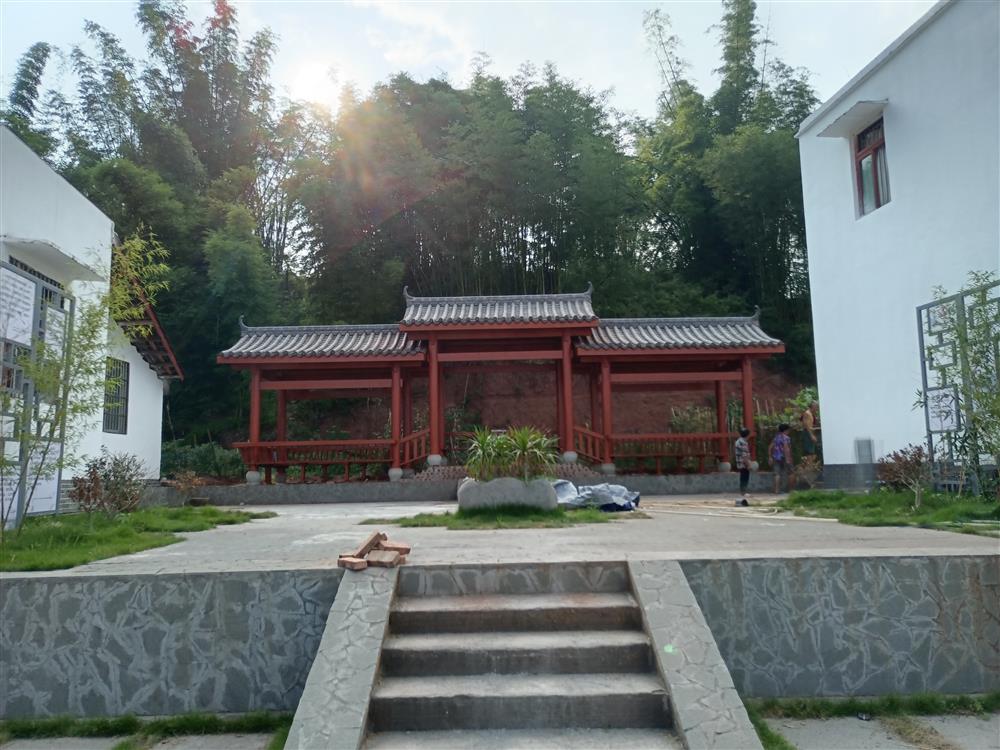 宜宾长宁廊亭花架