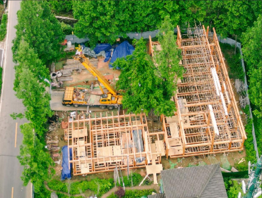 蒲江红色研学实践营地木屋