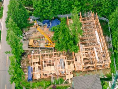 蒲江红色研学实践营地木屋